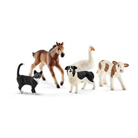 Schleich 42386 Assortiment danimaux Farm World, dès 3 Ans, Farm World - Figurine, 10 x 15 x 20 cm
