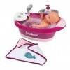 Smoby - Baby Nurse - Baignoire Balnéo - pour Poupons et Poupées - Jets deau et Bulles - Lumières LED - 220362