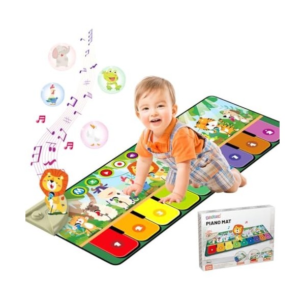 Tapis de jeu Piano et instruments de musique pour enfants, couverture  d'apprentissage, jouets éducatifs pour enfants de 1 à 2 ans