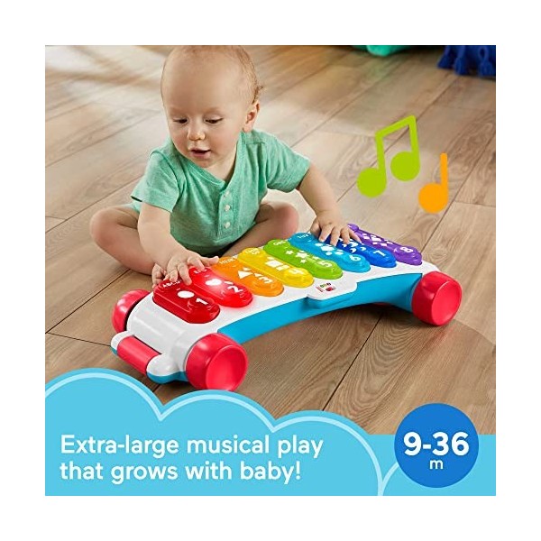 Fisher-Price FP INFANT-HGM29 Fisher-Price Giant Light-Up Xylophone, HGM29