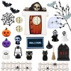 Gugatad 28 pcs Ornement Miniature Halloween,Accessoires pour Maison Miniature,Décoration de Jardin Miniature,Décoration de Ma