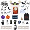 Gugatad 28 pcs Ornement Miniature Halloween,Accessoires pour Maison Miniature,Décoration de Jardin Miniature,Décoration de Ma