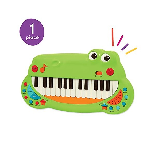 Battat Animal,Crocodile Piano, BT4680Z