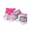 2 Paires Chaussettes pour Baby Born Gris + Blanche - Habit poupée - Vetement - Set Accessoire Poupon + 1 Carte Offerte 405 