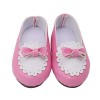 Aeromdale 1 paire de chaussures de princesse avec nœud pour poupée American Girls de 43 cm et 45,7 cm - Accessoires pour bébé