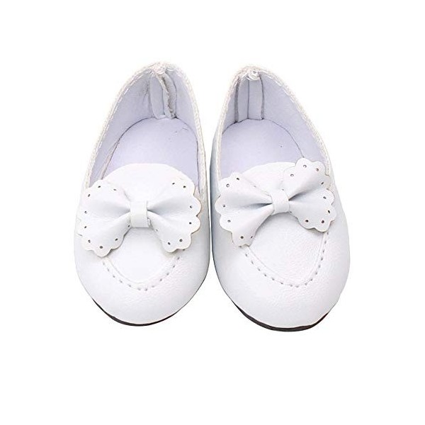 Aeromdale 1 paire de chaussures de princesse avec nœud pour poupée American Girls de 43 cm et 45,7 cm - Accessoires pour bébé