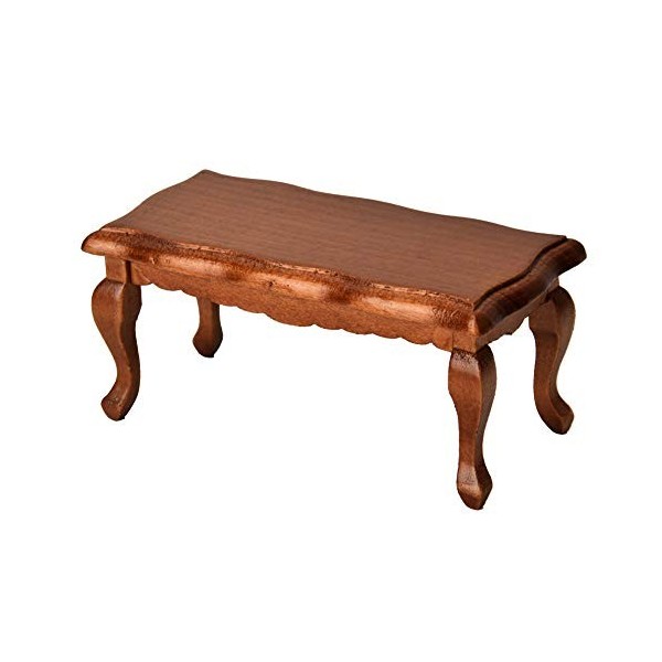 VGEBY Table dappoint de Maison de Poupée Légère, Modèle de Table dappoint Miniature en Bois, Meubles de Maison de Poupée po