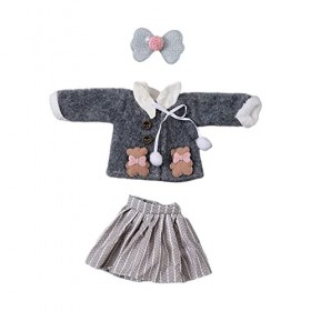 Paowsietiviity Accessoire de déguisement pour poupée 1/6 Gris 30 cm