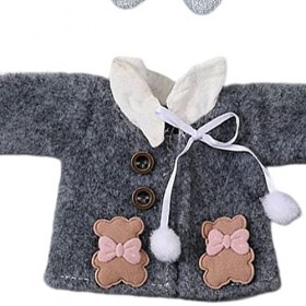 Paowsietiviity Accessoire de déguisement pour poupée 1/6 Gris 30 cm