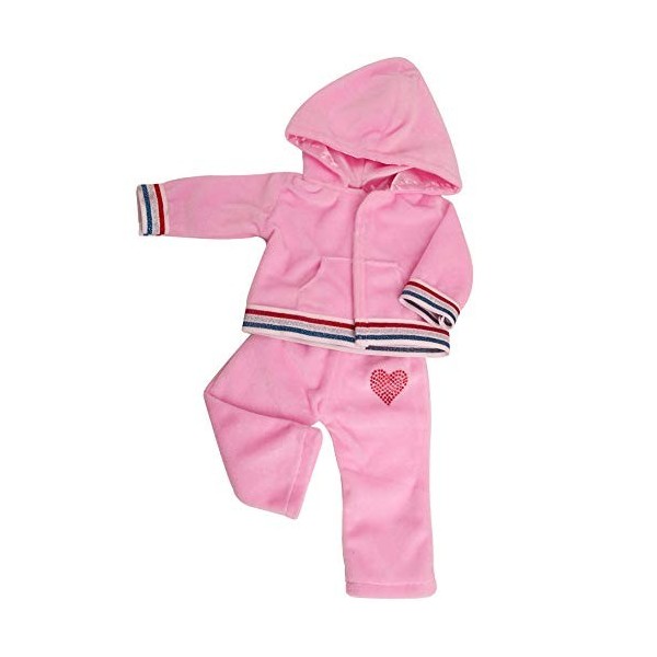 Jilibaba Ensemble de sport pour poupée, manteau, pantalon, accessoires de costume, jouet pour enfants, cadeau pour poupées am