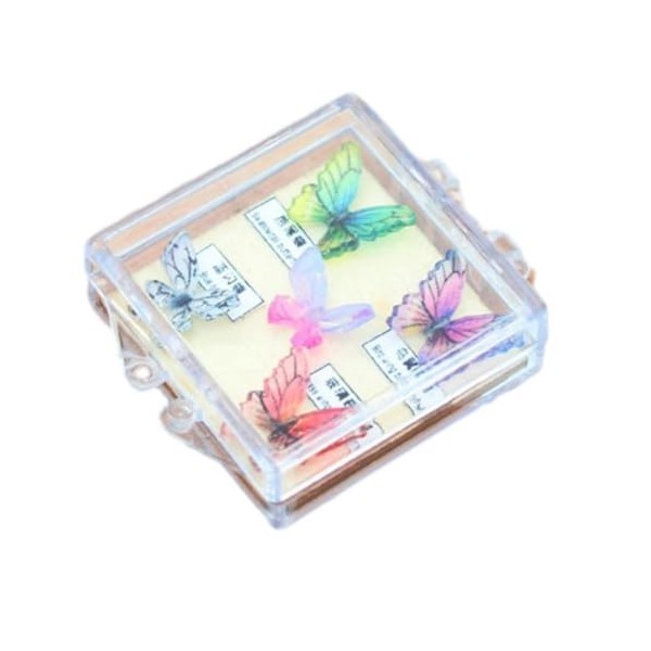 Mini Figurines de Papillon pour Maison de Poupée, Jouet Miniature, Artisanat, Pince à Cheveux, Accessoires Amusants, Couleur