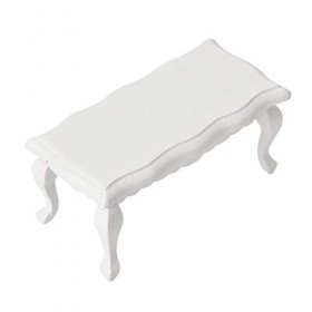 Alomejor Modèle de Table Dappoint Miniature, Meuble, échelle 1/12, Accessoire de Maison de Poupée avec Une Fabrication Exqui