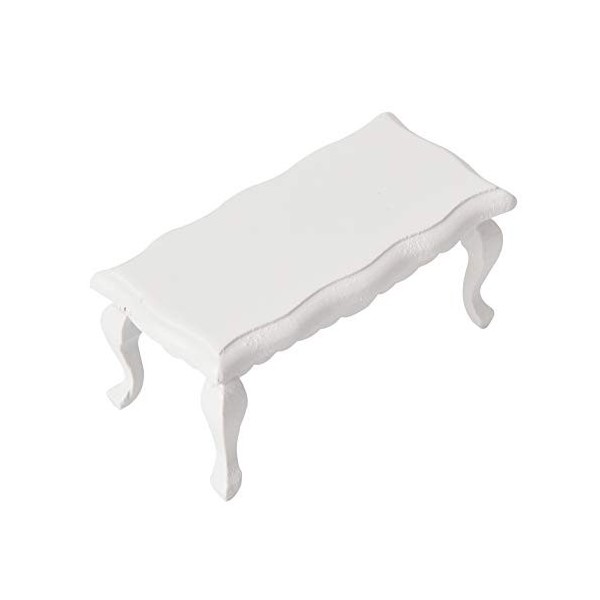 Alomejor Modèle de Table Dappoint Miniature, Meuble, échelle 1/12, Accessoire de Maison de Poupée avec Une Fabrication Exqui