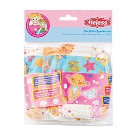 Heless - 375 - Couches 3 Pièces pour Poupées de 28-35 cm