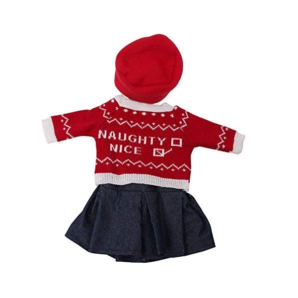 Jilibaba Ensemble de vêtements de poupée de Noël, accessoires de costume, jouet pour enfants, cadeau pour poupées American Gi