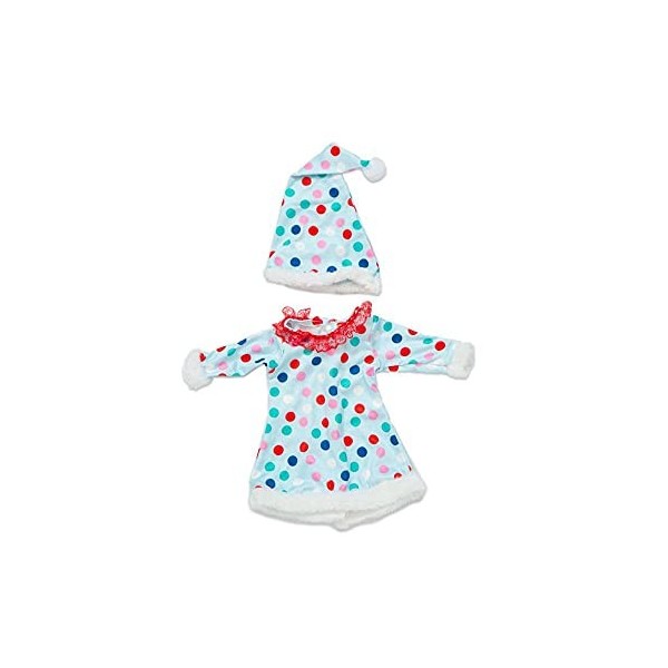 Uteruik Vêtement de poupée de Noël pour poupée américaine de 46 cm – Accessoire de déguisement de Noël A 