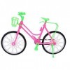 Poupée vélo Filles Miniature vélo en Plastique Simulation VTT Jouet Enfants Jouer Maison Cadeaux décors pour poupée Accessoir