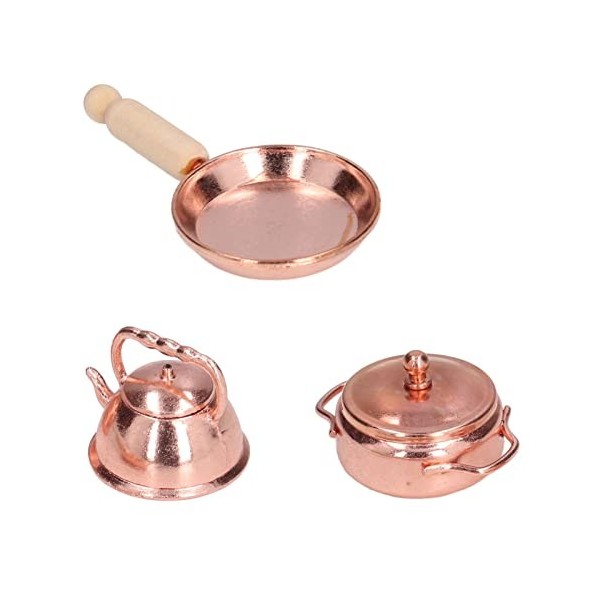 Accessoire pour maison de poupée, 3 pièces 1:12 pour maison de poupée