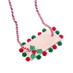 predolo Mini Balançoire pour Maison de Poupée en Bois, Accessoires de Jardin Féerique, Cadeaux de Vacances, 1/12