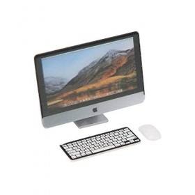 Kadimendium Clavier à lécran Simulation Souris Accessoires pour Maison de Poupée Ensemble dordinateur Miniature Cadeau de V
