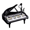 Piano Toys Clavier pour filles de 1 an et plus, cadeau danniversaire, instrument de musique avec microphone, 31 touches, ros