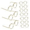 TOYANDONA 10 Pièces Mini Poupées Accessoire Miniature JusquÀ Modèles Accessoires Lunettes Accessoires Décors Lunettes Robe O