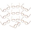 Toddmomy 10 Pièces Lunettes De Soleil De Poupée Mini Lunettes De Jouet Mini Lunettes De Poupée De Père Noël Lunettes Miniatur