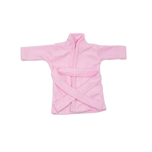 Jilibaba Vêtements de poupée peignoir de bain accessoires de costume pour enfants cadeau pour poupée American Girl 46 cm 1 pi