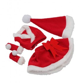 Uteruik Costume de Noël pour poupée BJD de 1/3 de 60 cm - Accessoire de costume décontracté pour fille - 1 lot A 