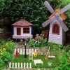 Riisoyu Miniature Jardin Ornements, 13 Mini Outils de Jardin Miniatures DIY Accessoires Jardin Miniature pour Décorer la Mais
