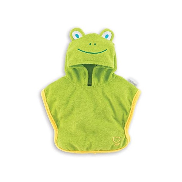 Corolle - Cape Bain Grenouille, vêtement, pour Poupon 30cm, dès 18 Mois, 9000110640