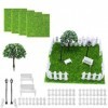 NHYDZSZ 14 PièCes Mini Outils De Jardin Miniatures,Ornements Miniatures DAccessoires De Jardin,Outils Jardin Maison PoupéEs,