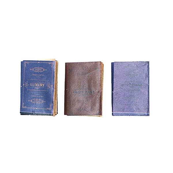 CENPEK Lot de 6 livres miniatures pour maison de poupée, échelle 1:12, accessoires miniatures pour décoration de maison de po