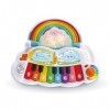 VTech - Piano Arc En Ciel Lumi Magique – Jouet Piano Bébé / 1-3 Ans – Version FR