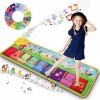 Ysoazgle Tapis musicaux pour Enfants, Jouets musicaux pour Enfants Piano Clavier Tapis de Danse au Sol Tapis Couverture pour 