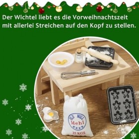 Accessoires de lutin - Accessoires de cuisine miniature pour maison de poupée - Mini décoration de pâtisserie, modèle de pain