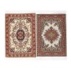 iland world Lot de 2 tapis de maison de poupée miniatures pour meubles de maison de poupée à léchelle 1:12, tapis tissés pou