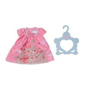Baby Annabell Robe Rose 709603 - Tenues & accessoires pour les poupées qui mesurent jusqu’à 43cm - Contient 1 robe & 1 cintre