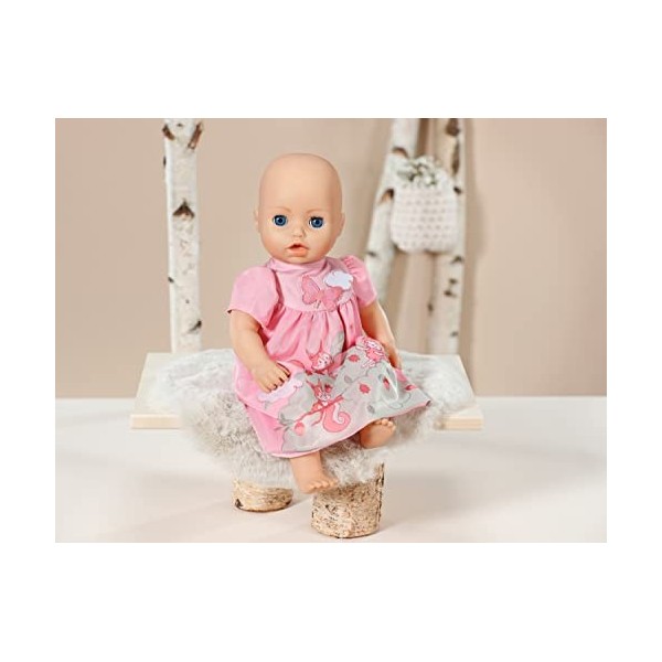 Baby Annabell Robe Rose 709603 - Tenues & accessoires pour les poupées qui mesurent jusqu’à 43cm - Contient 1 robe & 1 cintre