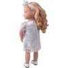 FUFUYO Vêtements de poupée avec bandeau à paillettes - Accessoire de princesse pour enfants - Cadeau pour poupée American Gir
