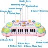 chevreau Jouet Piano Enfant 1-6 Ans Filles,Jouets de Clavier de Piano Musical Enfant, Jouets Éducatifs Cadeaux pour Anniversa