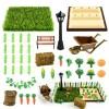 20pcs Accessoires de Jardin Miniatures,Decoration Mini Jardin,Miniature Jardin Ornements,Jardin Miniature pour Maison de Poup