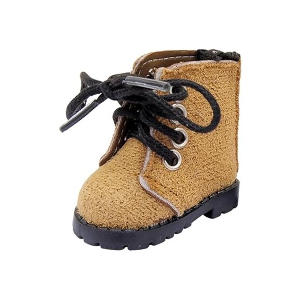 predolo 1 Paire de Chaussures de poupée 1/6, modèle Miniature, Bottes, Accessoire pour poupées articulées de 20cm, Blanc