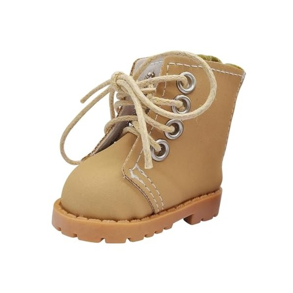 predolo 1 Paire de Chaussures de poupée 1/6, modèle Miniature, Bottes, Accessoire pour poupées articulées de 20cm, Blanc