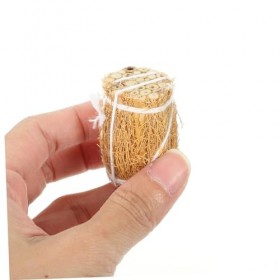 JOINPAYA 4Pcs Balle De Foin pour Maison De Poupée Fausses Balles De Foin Accessoires De Balles De Foin Ferme Rustique Haymow 