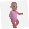 Toyvian 3 Pièces Lunettes De Poupée Poupée Habiller Accessoires De Poupée Jouets pour Filles Lunettes De Soleil pour Bébé Min