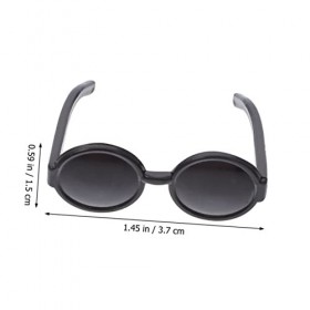 ERINGOGO 60 Pièces Mini Lunettes Poupée Portant des Lunettes 18 Pouces Poupées en Vrac Jouet Bjd Petit Chat Lunettes Petites 