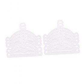 TOYANDONA 10 Pièces 18 Vêtements De Rangement Et Accessoires Cintres Placard Cintres pour Vêtements De Poupée Poupées Accesso