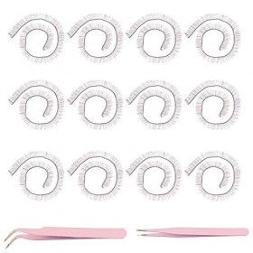 CHGCRAFT 30 Pièces Poupée Cils de Poupée Faux Cils de Simulation Accessoire avec Pince à épiler en Acier Inoxydable pour Doll