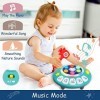 HOOGAR Jouets éducatifs musicaux pour les tout-petits de 2 ans et plus, jouet marteau de piano OVNI pour le développement pré